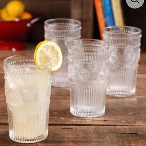 Pioneer Woman 16oz cups-Set of 4